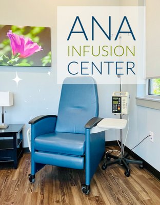 Our infusion suite offers all of the comforts of home!