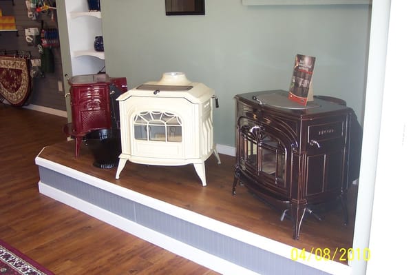 Showroom wood stoves