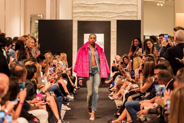 Saks Fifth Avenue fashion show styled by Anna Ruiz