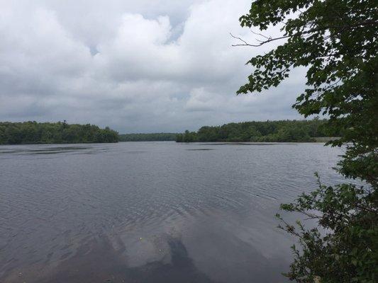 Lake from trail