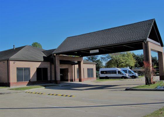 Side view of our school from Westheimer Rd.