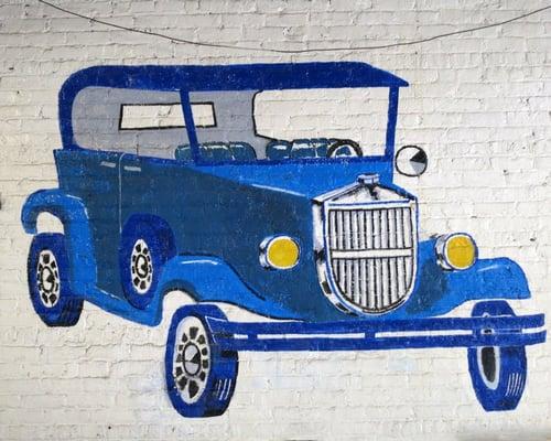 mural on west wall. kool!