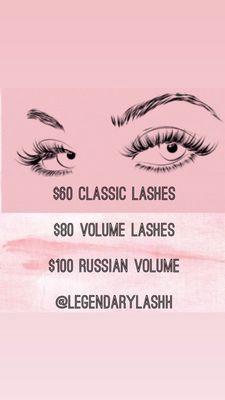 Lash prices