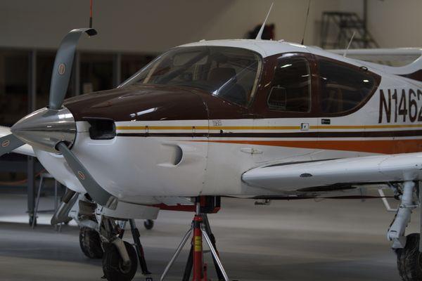 Aircraft used for hands-on lessons.