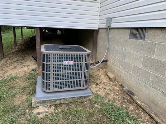 New high efficiency Bosch heat pump