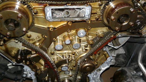 Timing chain job,on Nissan frontier