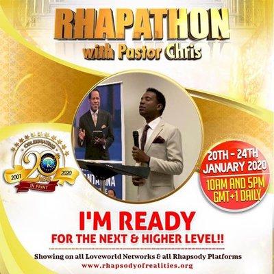 Prayathon:Praying with Rev Chris and the rest of the brethren all over the world. Let's make great changes in the world