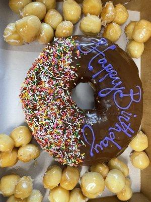 Big Birthday Donut!