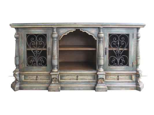 Hand painted sideboard, old world. Houston, TX