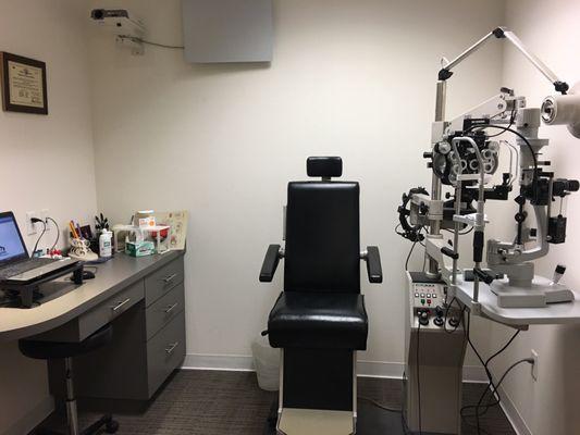 eye exam room