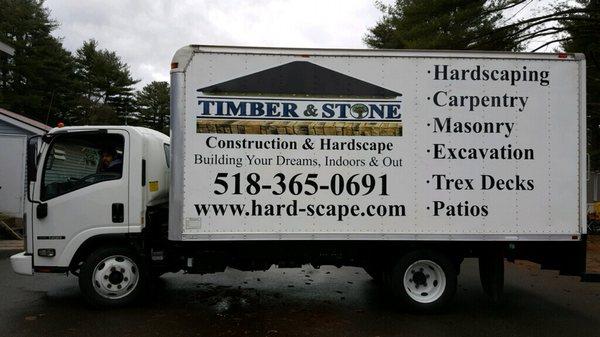 Truck lettering