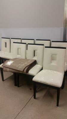 Modern chairs in need of some TLC... $6.99 each!