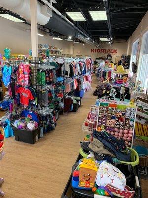 New and used kids clothes and books and toys and more.