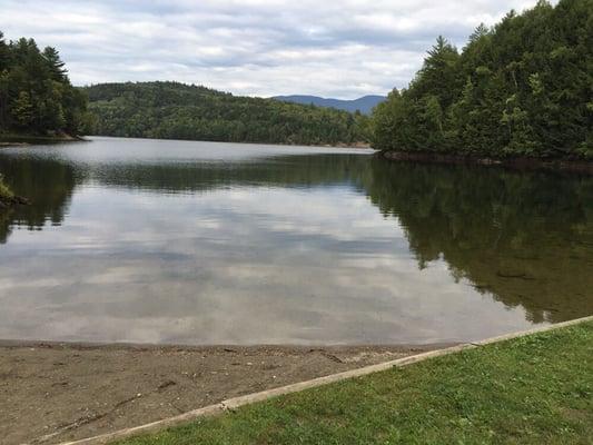 Swimming area at campsite B.