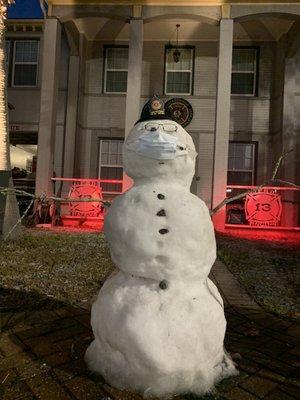 Real Snowman!