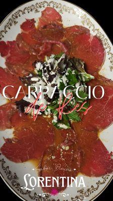 Carpaccio de res