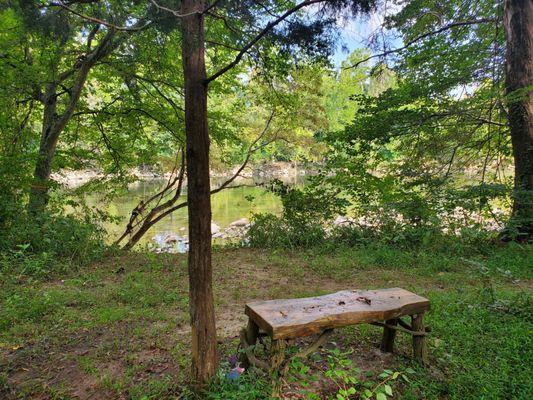 Everywhere you go there are places to sit and enjoy nature