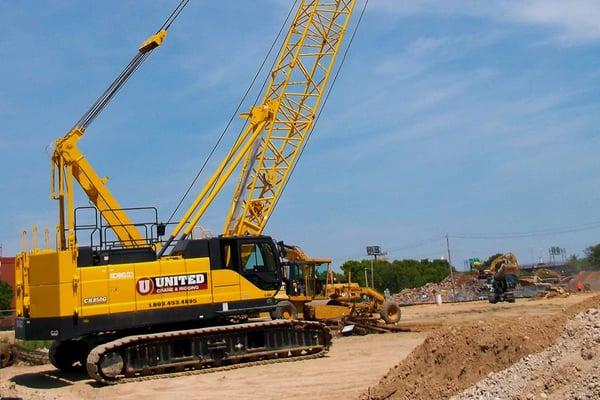 construction crane onsite in Washington D.C.