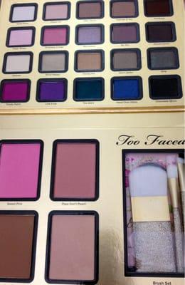 Got my Too Faced Everything Nice Holiday Palette set! Sephora exclusive - Ulta carries a different, smaller TF holiday palette.