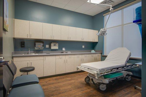 Central Illinois Urgent Care - Effingham Location Exam Room