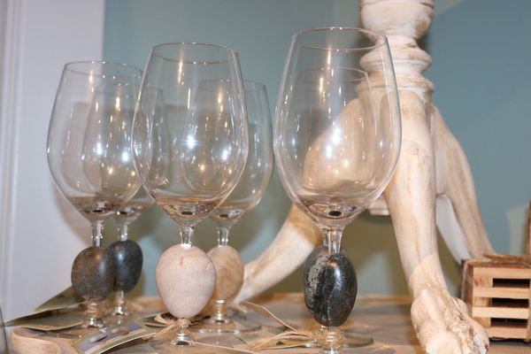 Coastal wine glasses