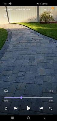 Paver walkway