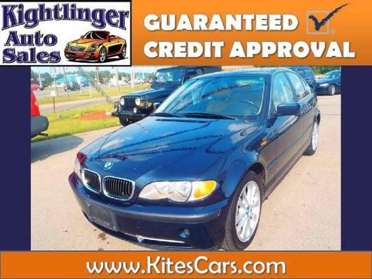 Kightlinger Auto Sales can provide GUARANTEED CREDIT APPOVAL an all makes and models. We also service them !