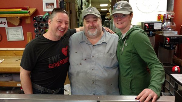 With the wonderful Thierry and Kathleen after that amazing apple turnover!