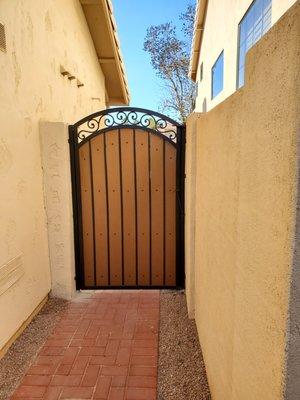 New gate installed by Ironman Pool Fence in Feb. 2023