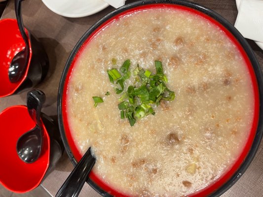 Beef B1. Congee with Beef