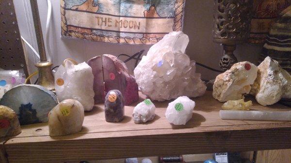 We have a good selection of healing crystals!