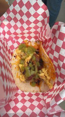 Breakfast Taco with Bacon