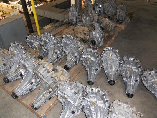 Some of our rebuilt transfer cases.