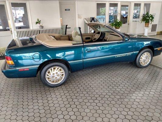 Classic Chrysler Lebaron convertible