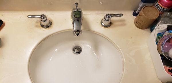 Faucet installation