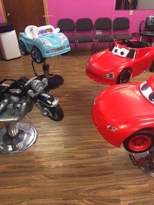 children's, baby's 1st haircuts fun hair chairs kid friendly salon