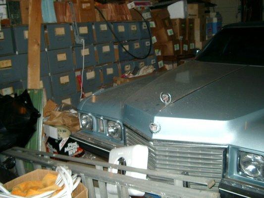 Those file boxes on the left, and others were imploding and required re-boxing. They equaled the length of a football field.