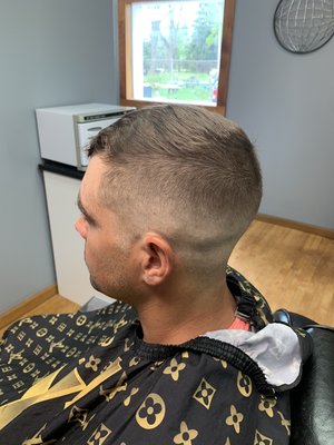 High skin fade