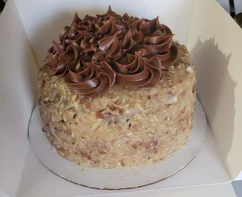 6 inch German Chocolate Cake