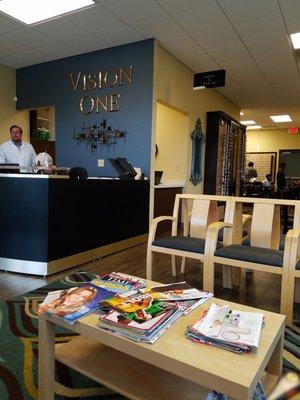 front desk of Vision One