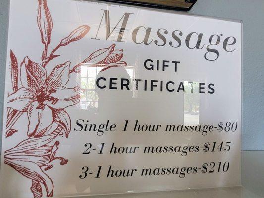 Massage anyone?