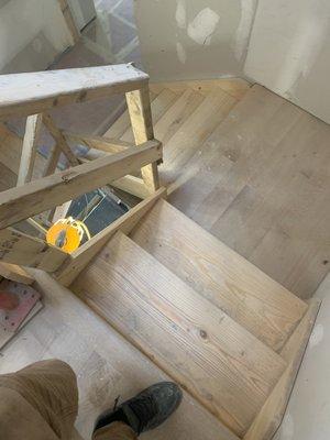 Installation of Stairs For forth floor of apartment...