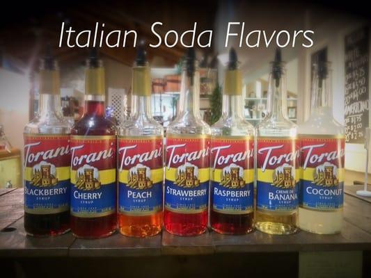 Italian Sodas available