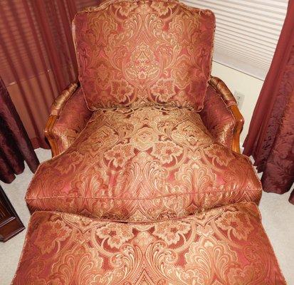 After the re-upholstering