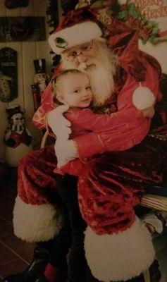 Santa visiting daycare