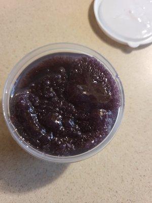 Grape. Sugar scrub.