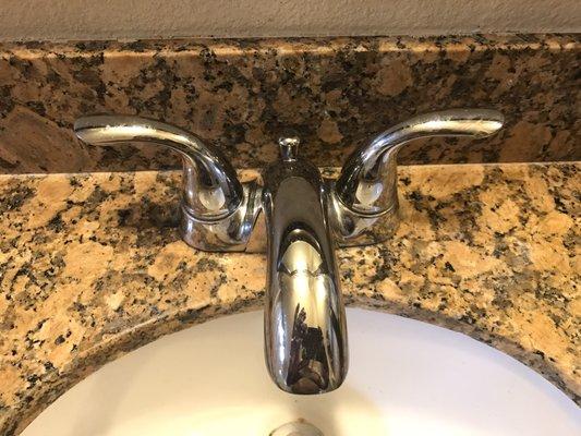 Installed bathroom Faucet