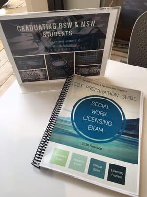 NASW teaches licensing & test prep courses for the LBSW, LSW & LCSW exams. The chapter has also published a test prep study guide.