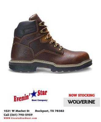 Now stocking Wolverine Work Boots