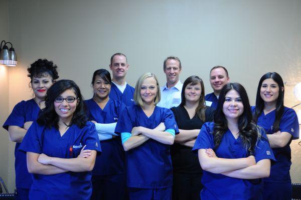 Some of friendly staff and doctors and Novocur!